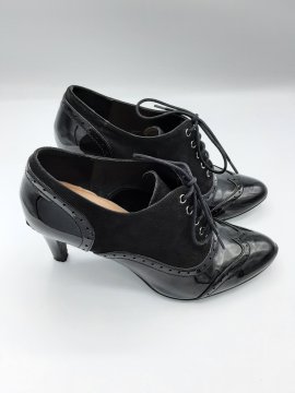 chaussures d'occasion noires vernies