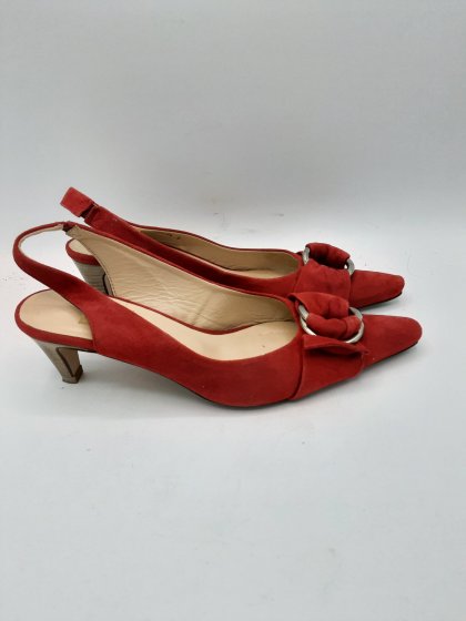 Slingbacks rouge de seconde main
