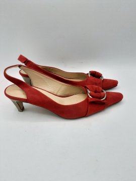 Slingbacks rouge de seconde main