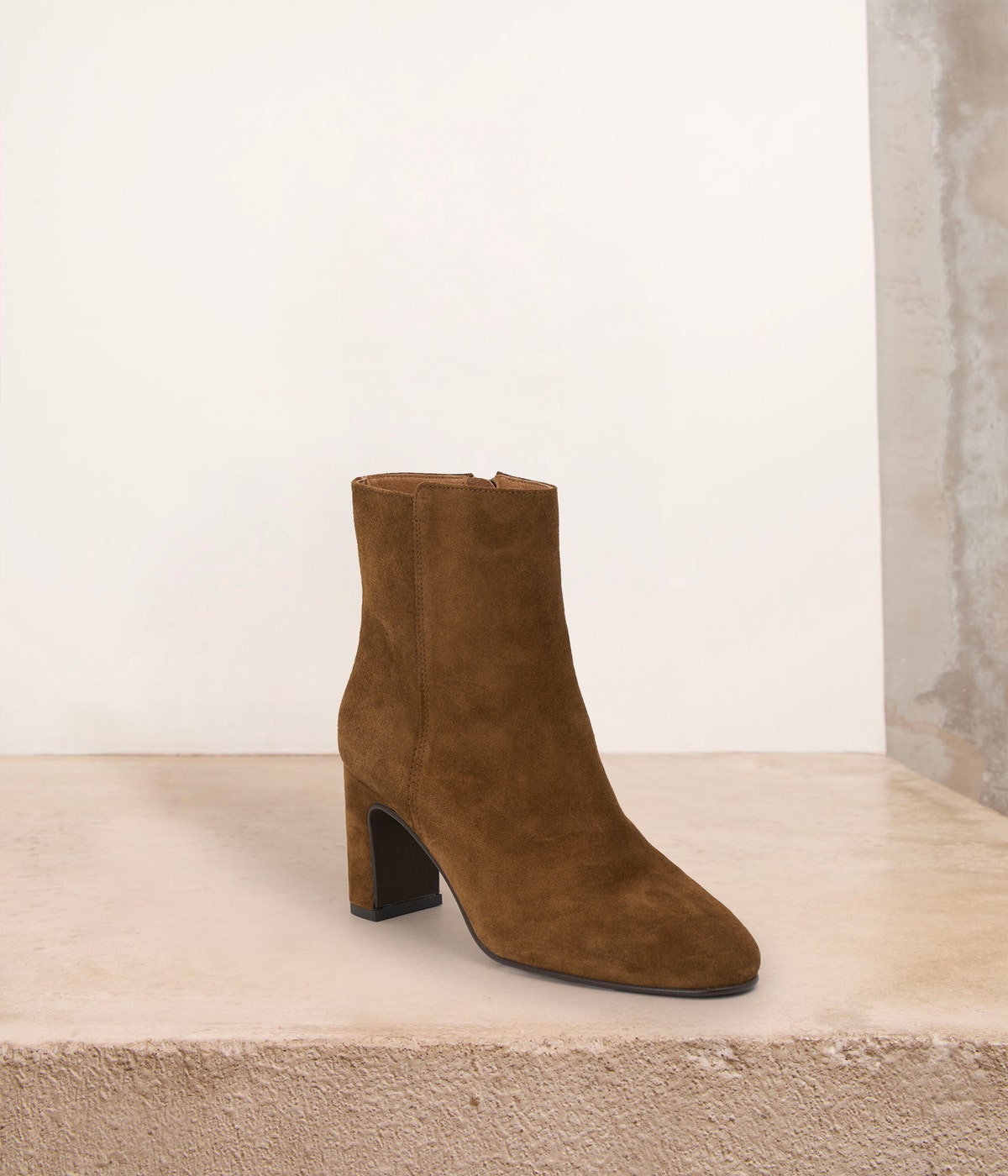 BOOTS À TALON JULIA CAMEL