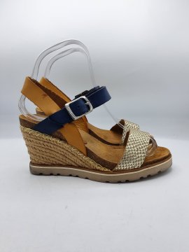 Sandales COCO & ABRICOT multicolores de seconde main