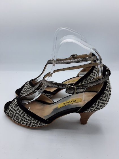 sandales bocage beige et noir de secondes main