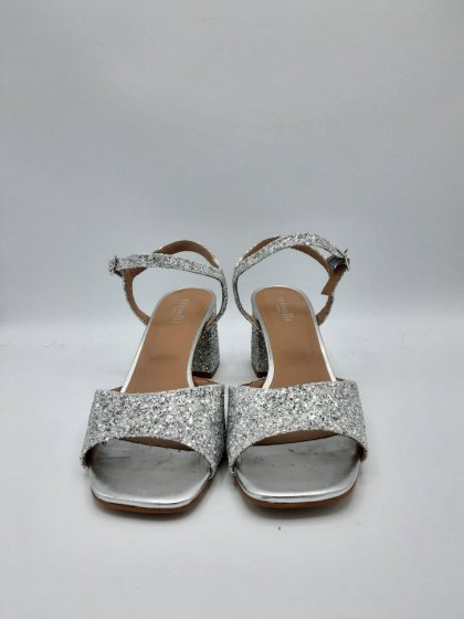 Sandales Minellli argent de seconde main