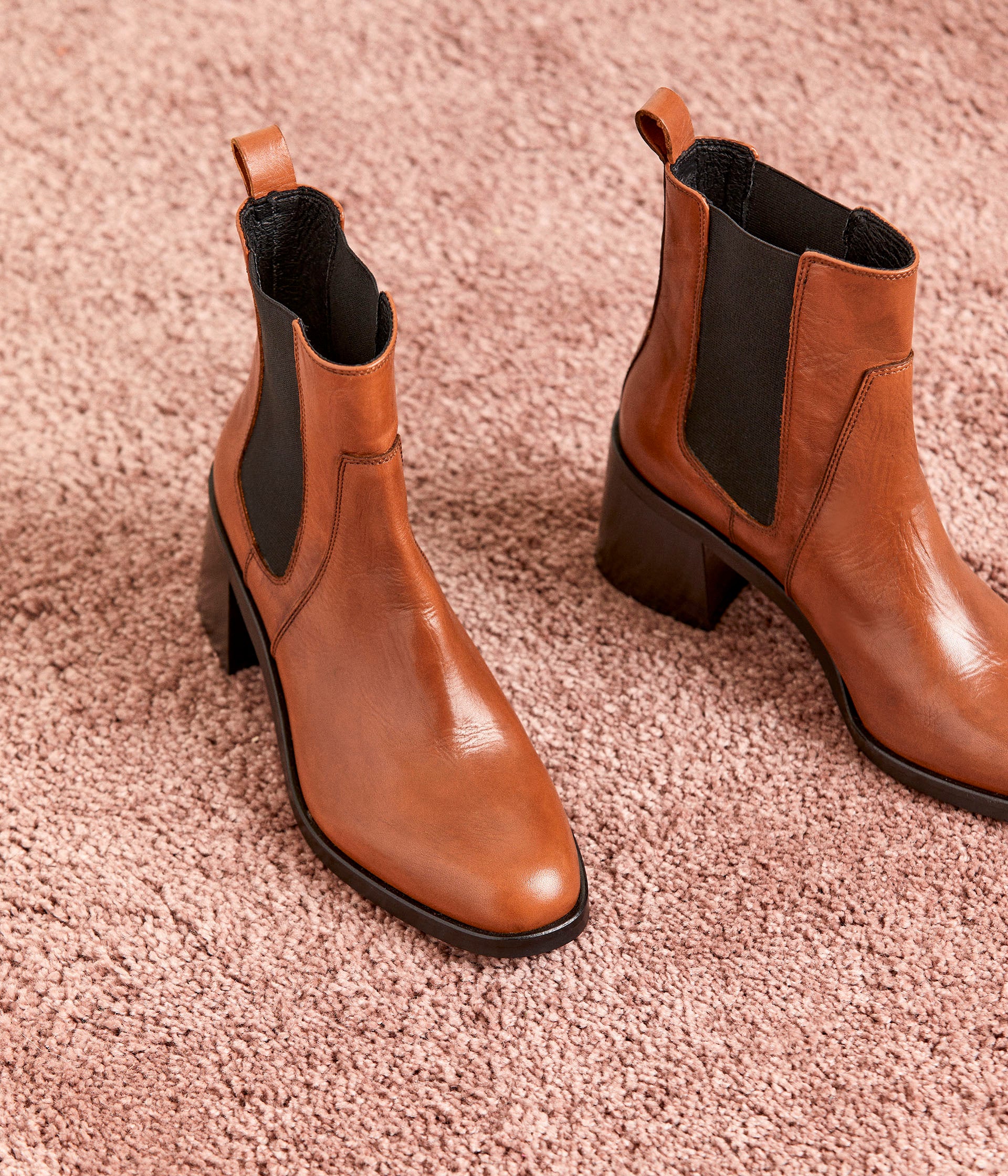BOOTS CORALIE COGNAC
