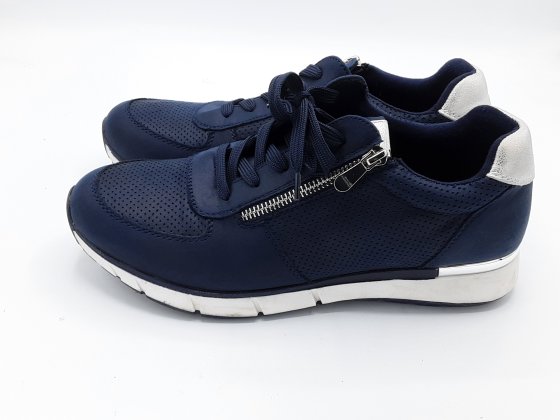 Basket "Johvia" bleu marine textile Eram 40 de seconde main