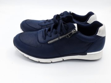 Basket "Johvia" bleu marine textile Eram 40 de seconde main