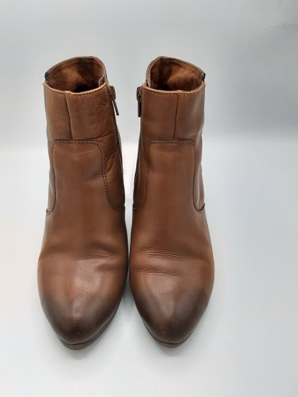 Bottines couleur camel de seconde main