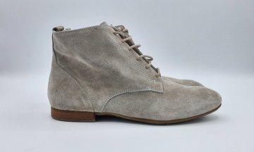 Bottine à lacets taupe de seconde main