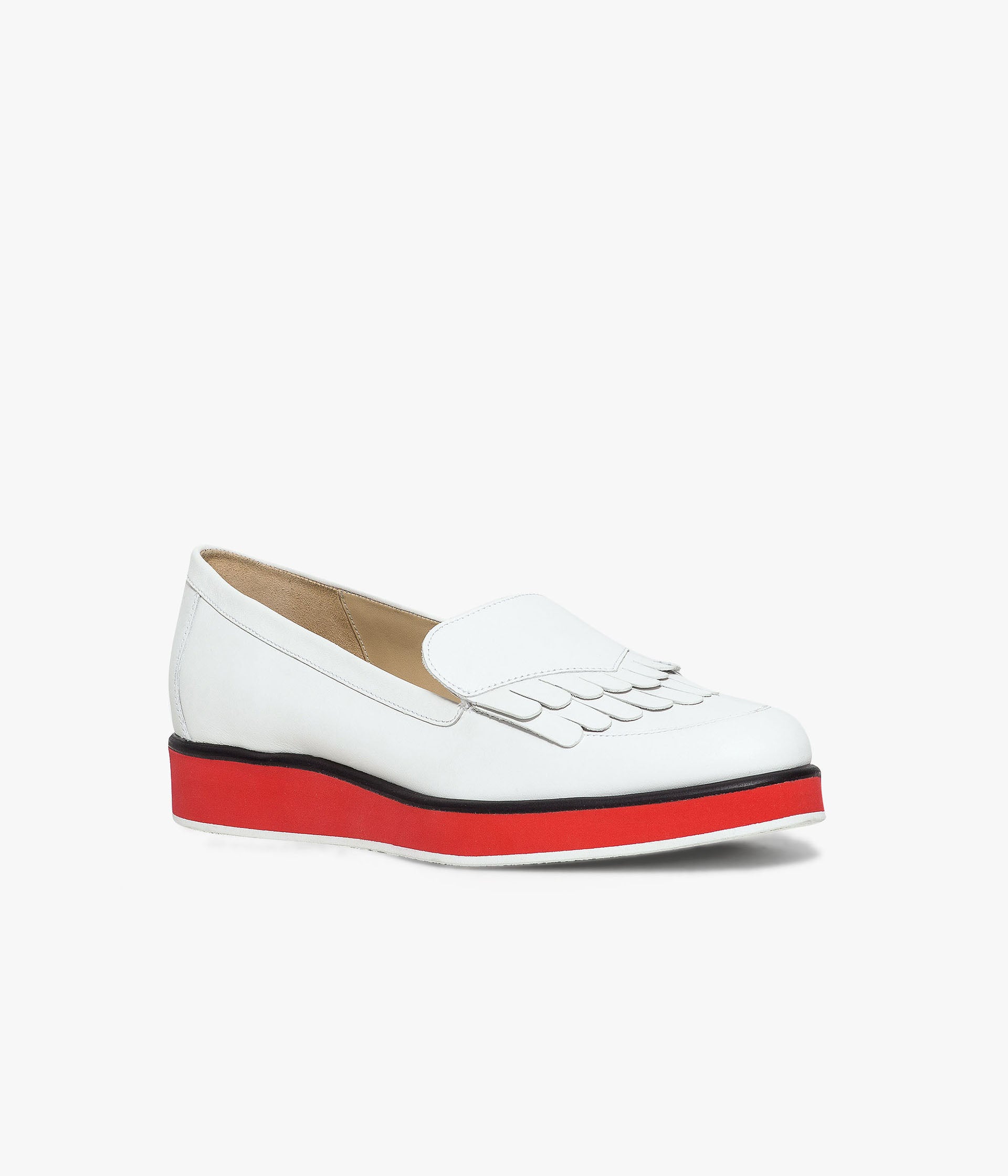 MOCASSIN LAFITA BLANC