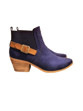 Bottines bleues électriques - Eram - T38 de seconde main