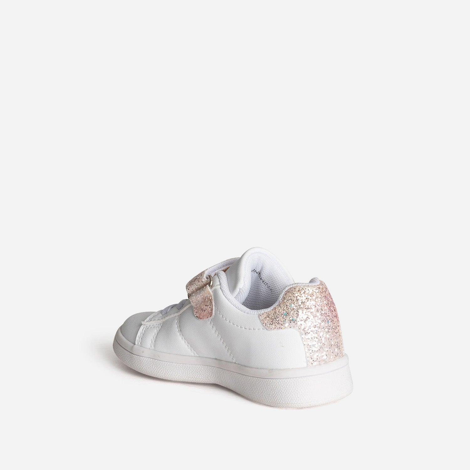 BASKET VIRGINIE2 BLANC/ROSE