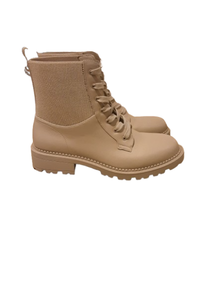 Boots à lacet blanc cassé TEXTO T39 de seconde main
