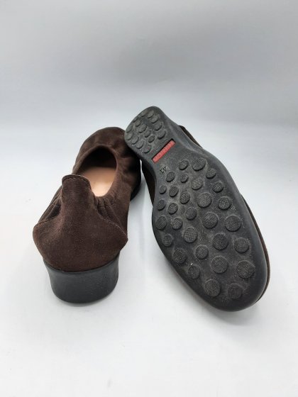 Ballerines compensées HIRIKA marron de seconde main