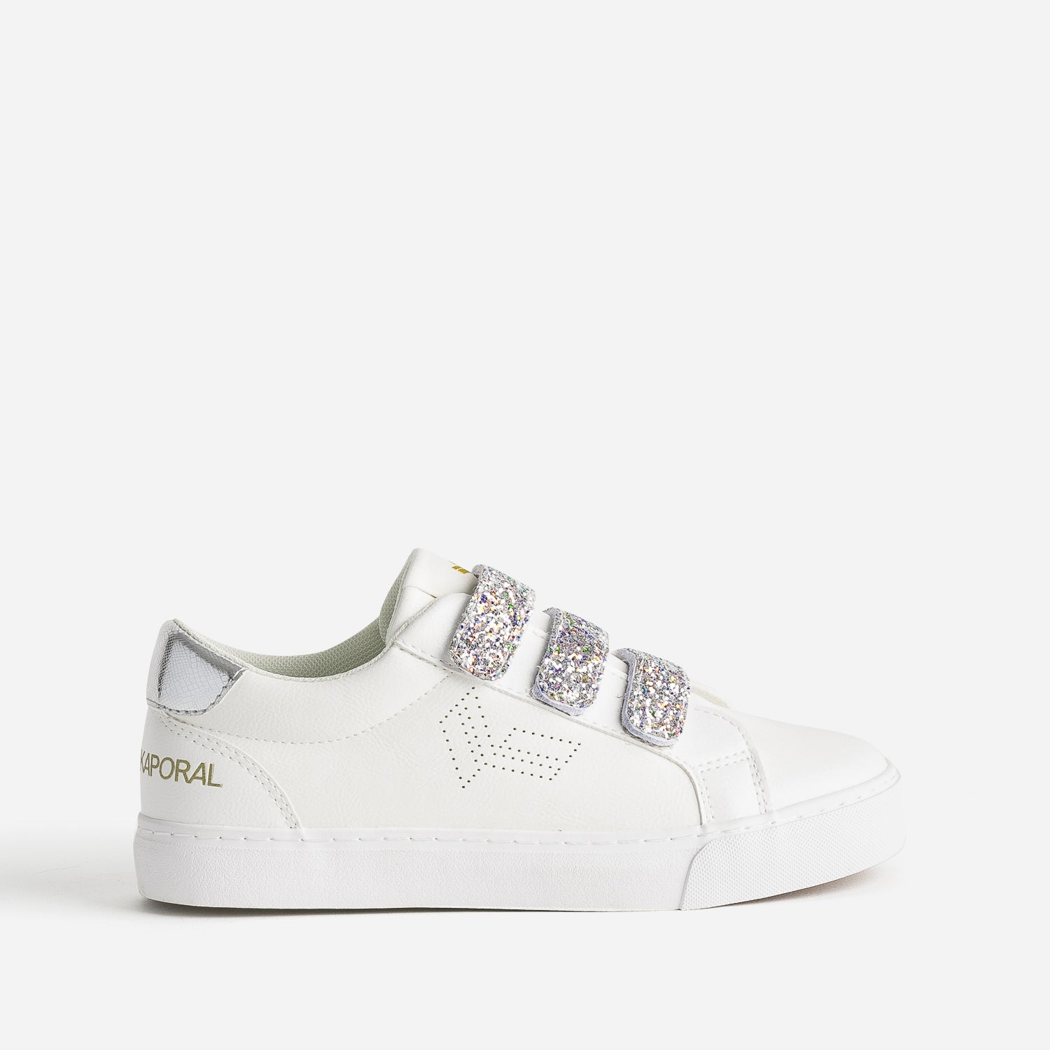 BASKET TIPPY BLANC/ARGENT