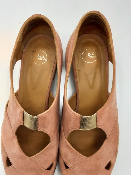 Mocassins rose de seconde main