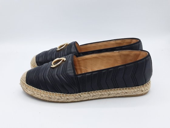 Espadrille noir 39  Kanna de seconde main