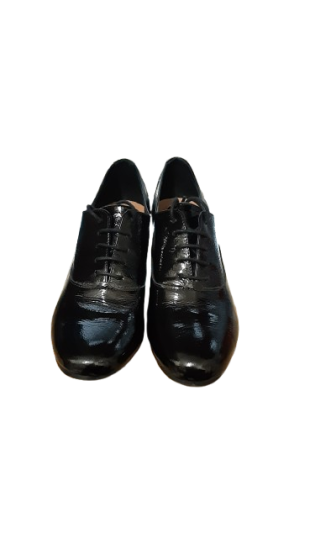 Derbies noir vernis à talons de seconde main pointure 39