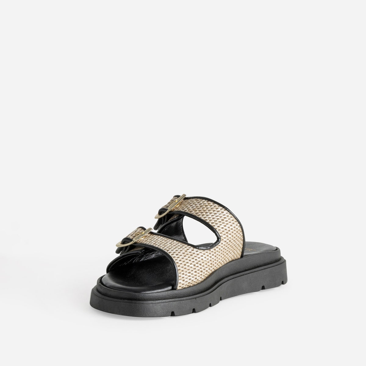 SANDALE MAUREEN BEIGE/NOIR