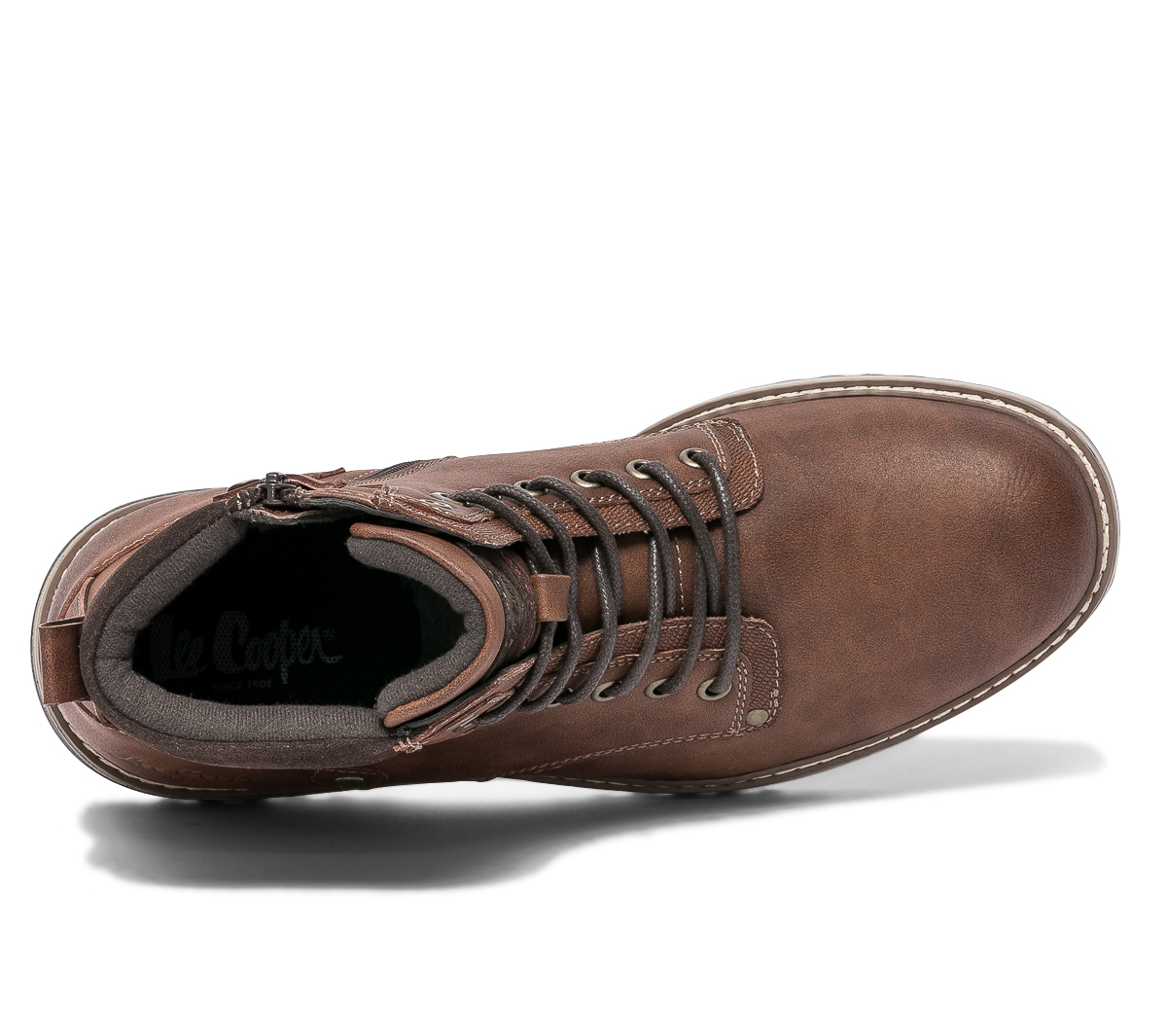 Boots à lacet LEE COOPER noisette
