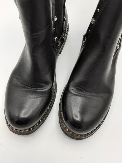 boots plates noire de seconde main