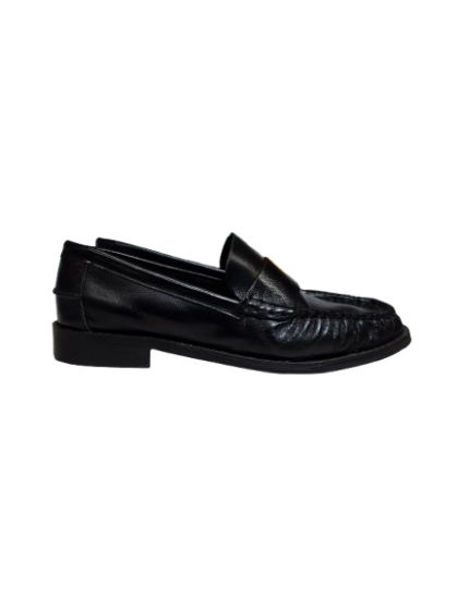 Mocassin cuir lisse noir  ERAM T.37 de seconde main