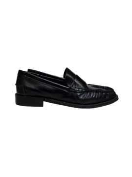 Mocassin cuir lisse noir  ERAM T.37 de seconde main