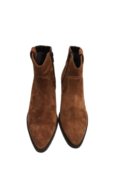 Bottines en cuir nubuck style Santiag - TEXTO - T37 de seconde main