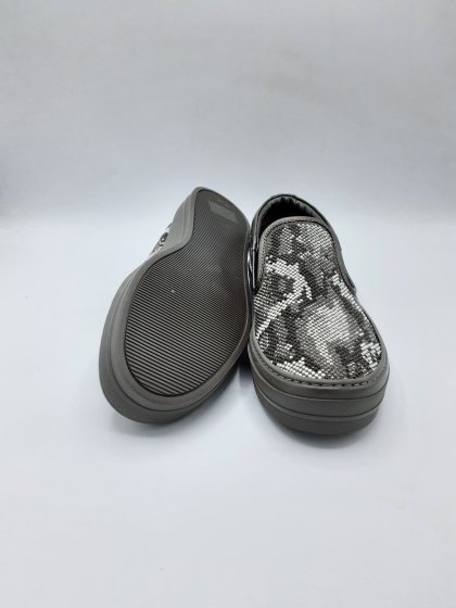Mocassins argenté