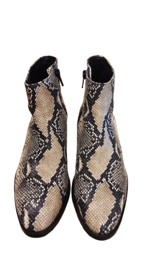 Bottines effet python de seconde main