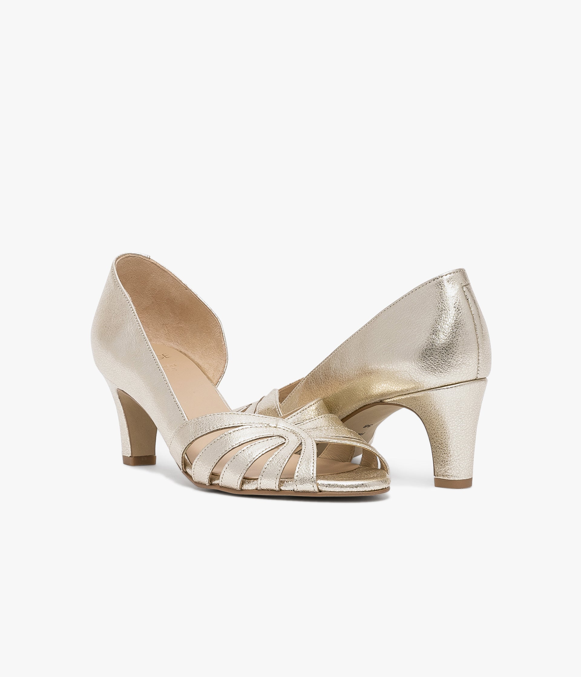 SANDALE DALMON PLATINE