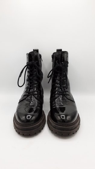 Boots à lacets noir de seconde main