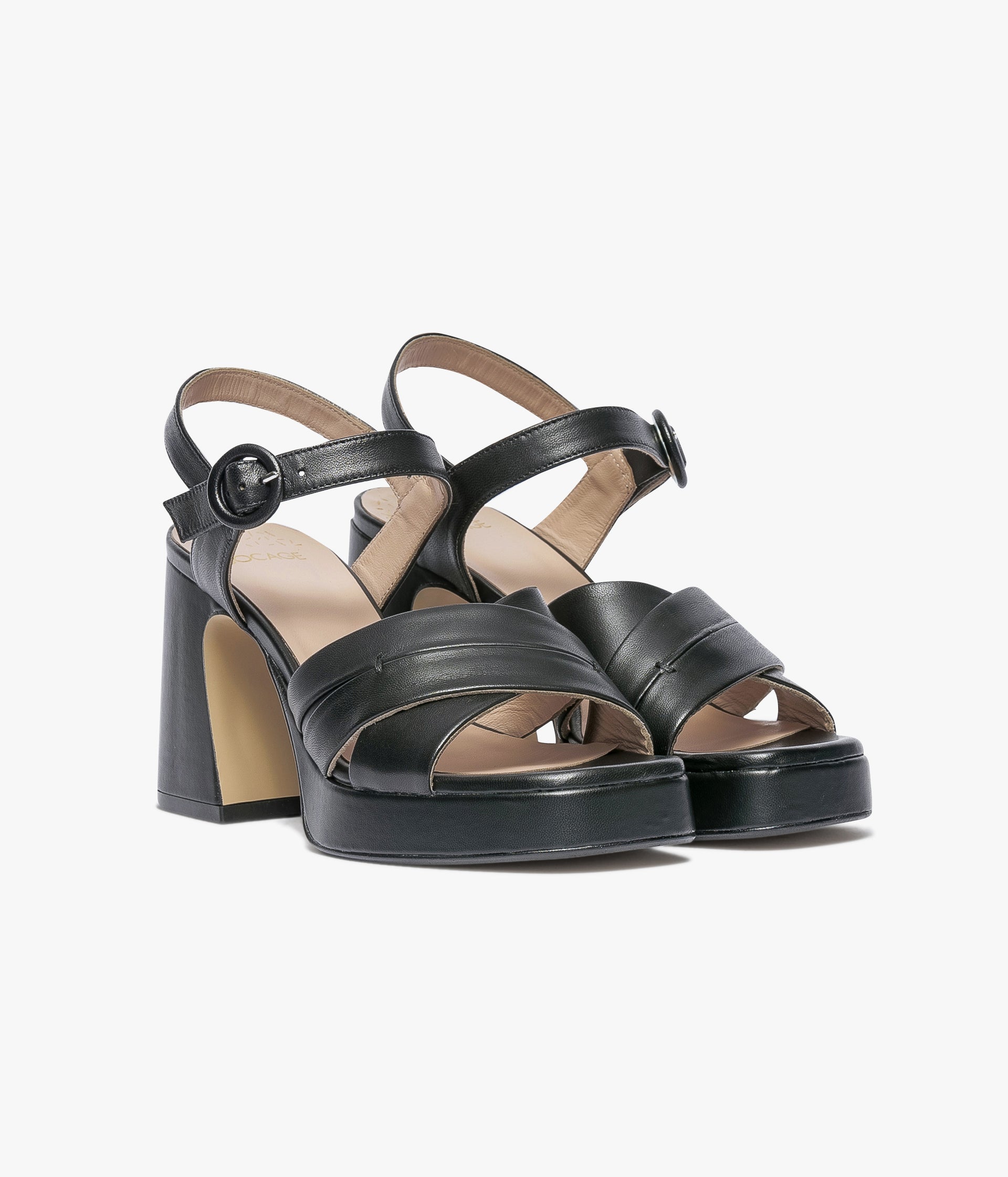 SANDALE PRUNE NOIR