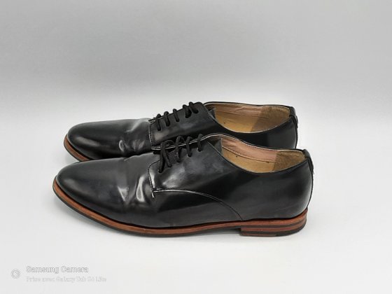 Derbies noir dessus cuir MONOPRIX T38 de seconde main