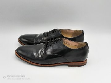 Derbies noir dessus cuir MONOPRIX T38 de seconde main