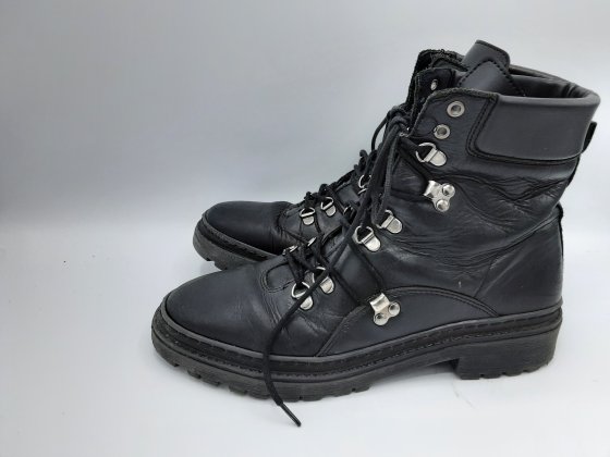 boots noir de seconde mains