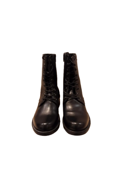 Bottines plates noires de seconde main