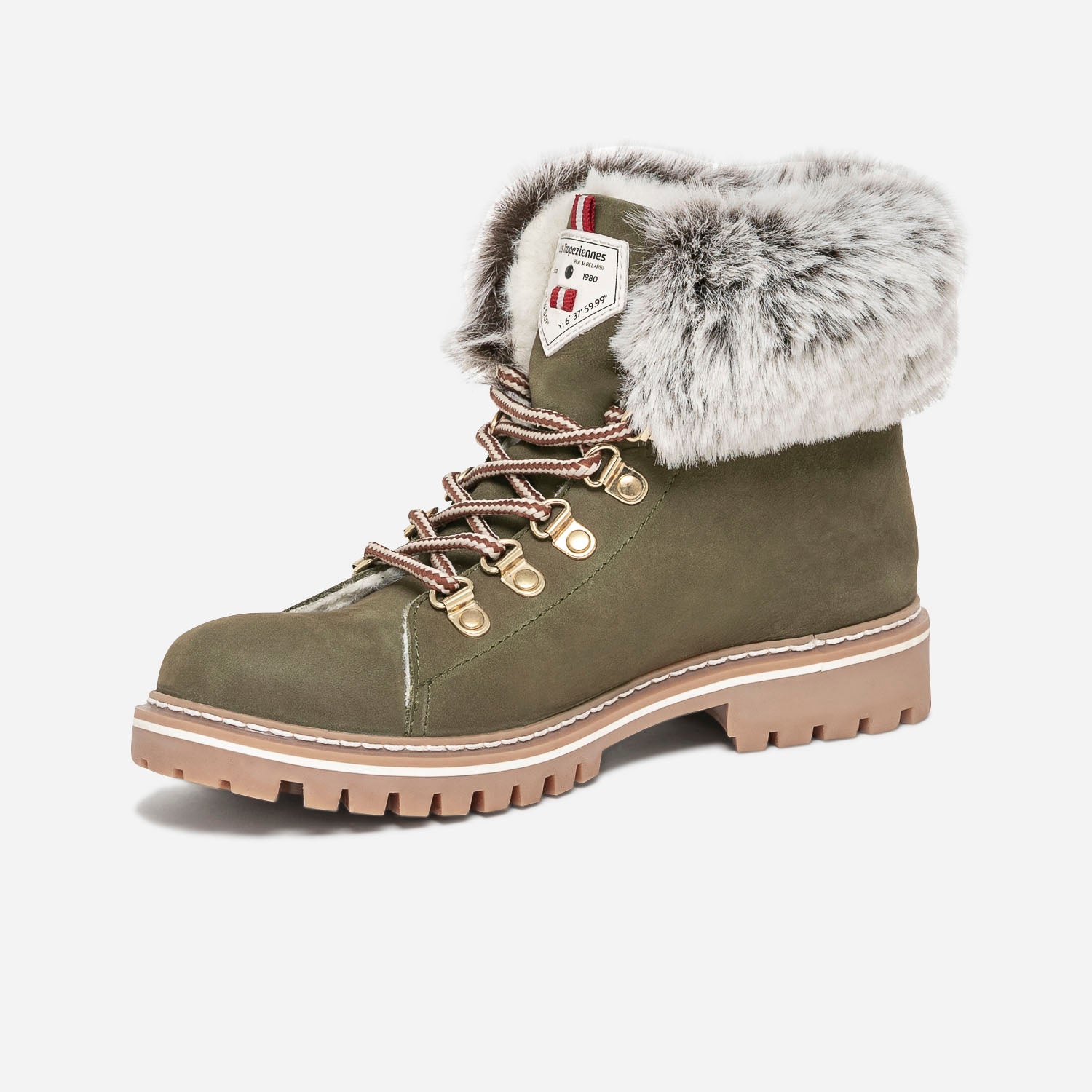 BOOTS LACEN KAKI