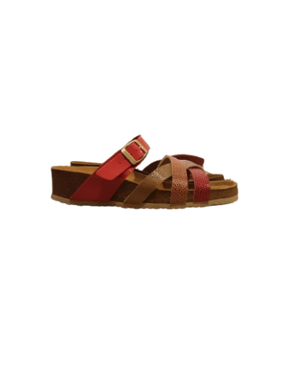Sandale nue pied mule semelle intér cuir ARIMA T39 de seconde main