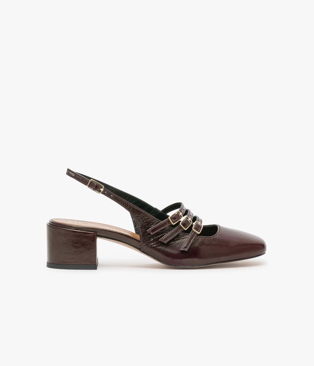 SLINGBACK DEMI ACAJOU
