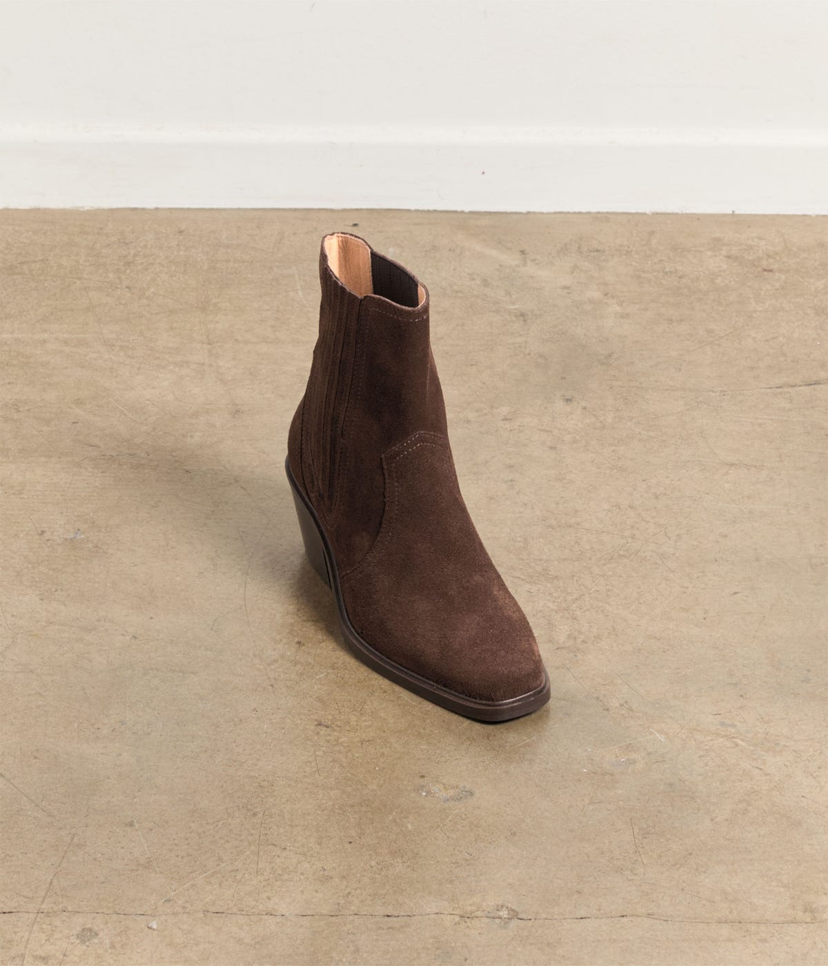 BOOTS À TALON RASMINA CHOCOLAT