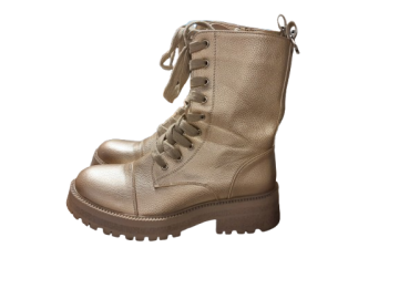 Bottines FINDLAY dorées de seconde main