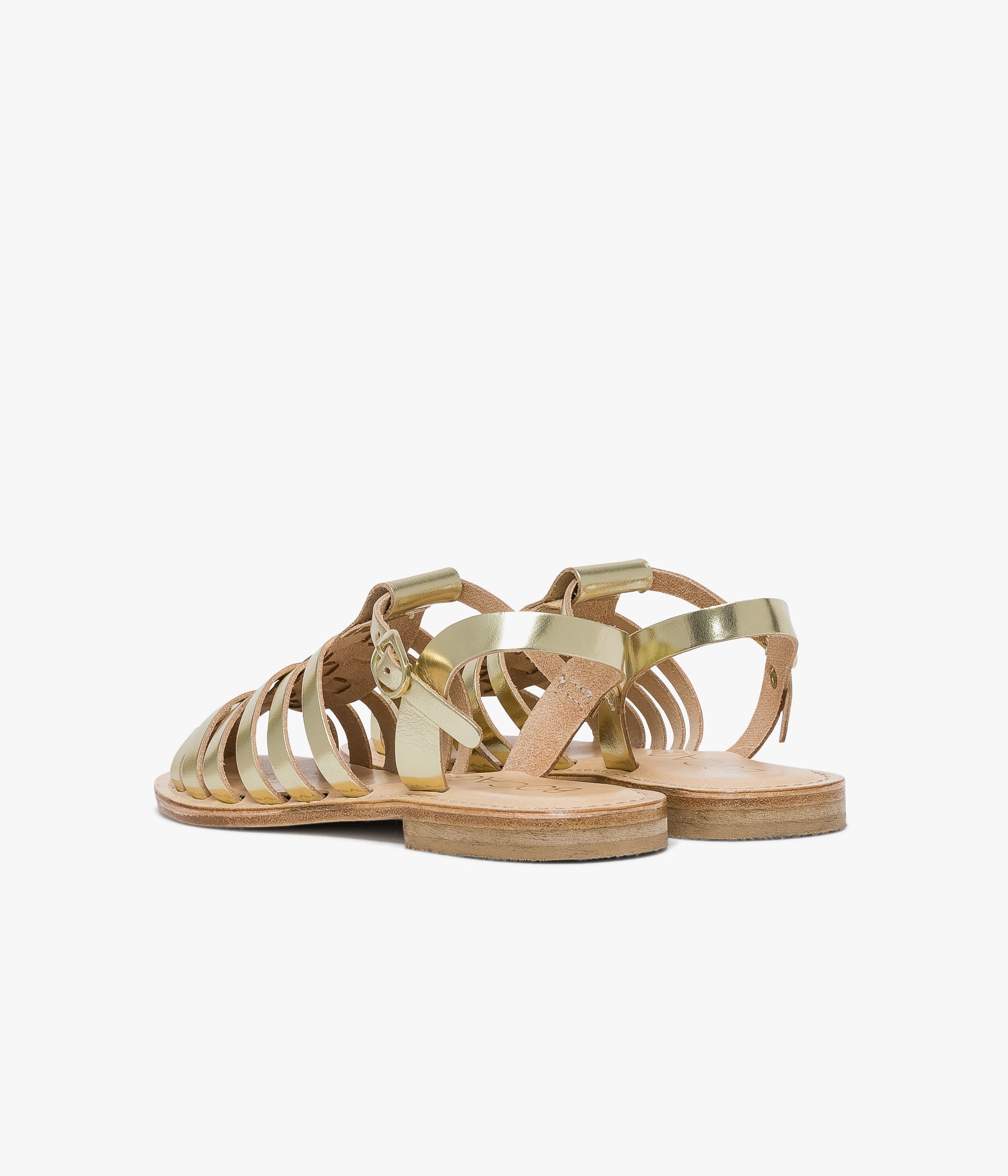 SANDALE GABBIE PLATINE