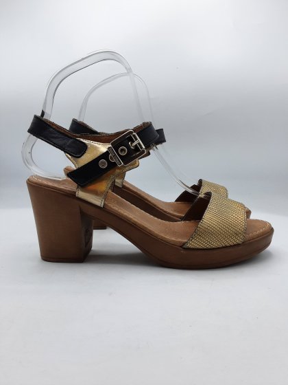 Sandales à talons PAULA URBAN gold de seconde main