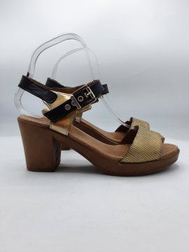 Sandales à talons PAULA URBAN gold de seconde main