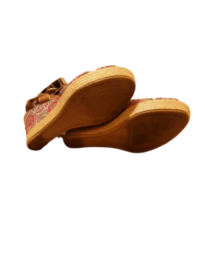 Sandales compensées Eram camel de seconde main
