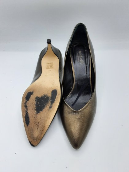 Escarpin Minelli bronze de seconde main