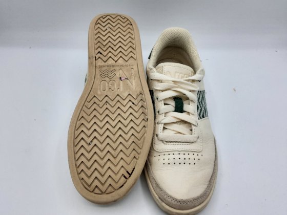 basket n'go blanche et verte de seconde main