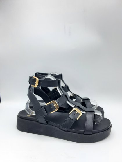 Sandales noires de seconde main