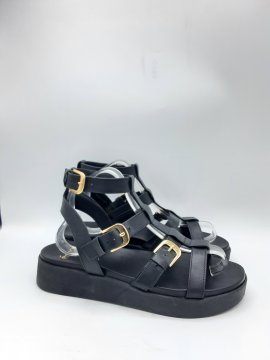 Sandales noires de seconde main