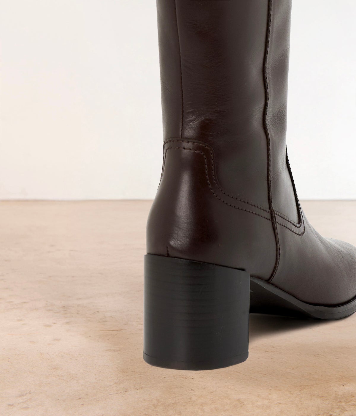 BOTTE À TALON MOLLY CHOCOLAT